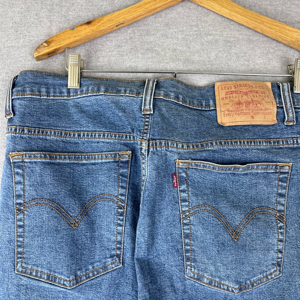 Levis 512 Jeans Womens 16M Blue Medium‎ Wash Straight Leg Denim 13726-7263